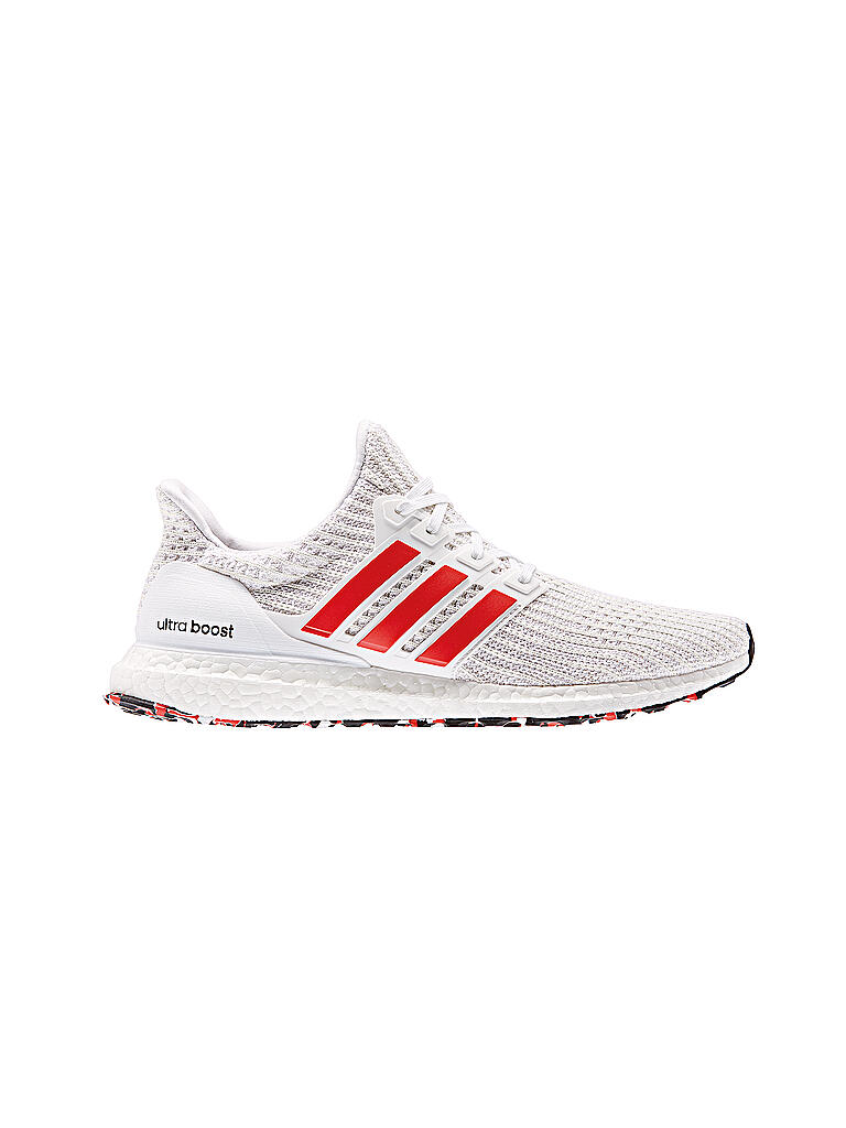 ADIDAS Herren Laufschuh Ultra Boost FTWR WHITE ACTIVE RED CHALK WHITE weiB